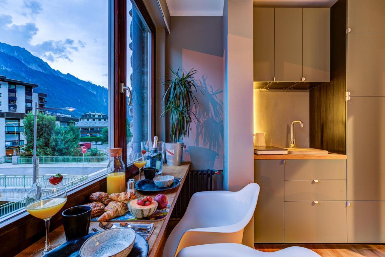 Chamonix City Center Luxury Studio Apartment Exterior foto